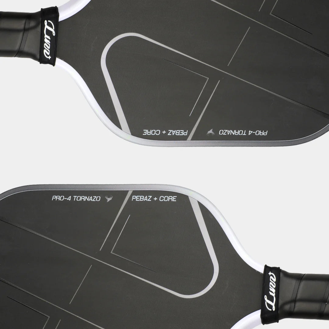 Luzz Pro 4 Tornazo Pickleball Paddle – PeBaz™ Foam Core, Carbon Fiber, USAP & UPA-Approved